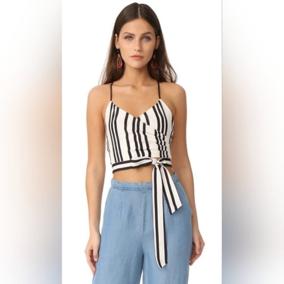 Macaron Stripe Olivia Top